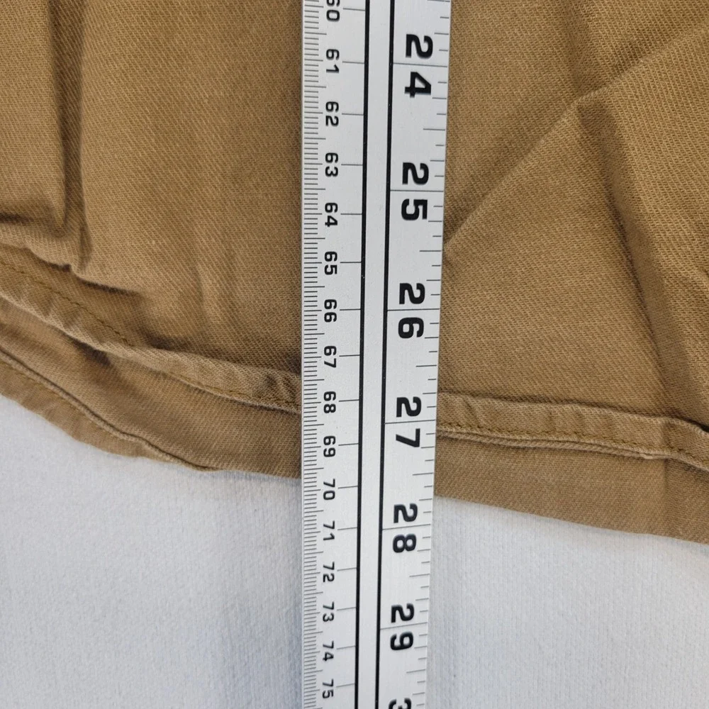 Levi's‎ Button Down Shirt Mens M Brown Casual Stretch Twill Long Sleeve